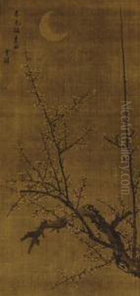 Fragrance Of The Plum Blossoms Oil Painting by Liu Shiru