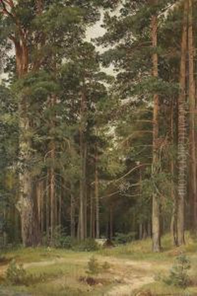 A Summer Day, Merikiul Oil Painting by Ivan Shishkin