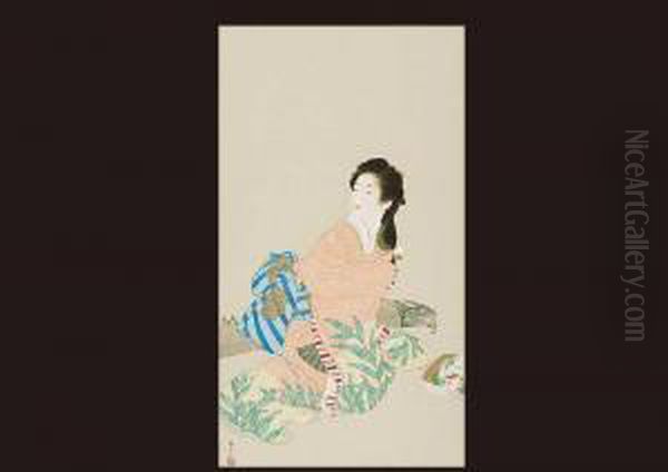 Deep Snow Oil Painting by Uemura Shoen