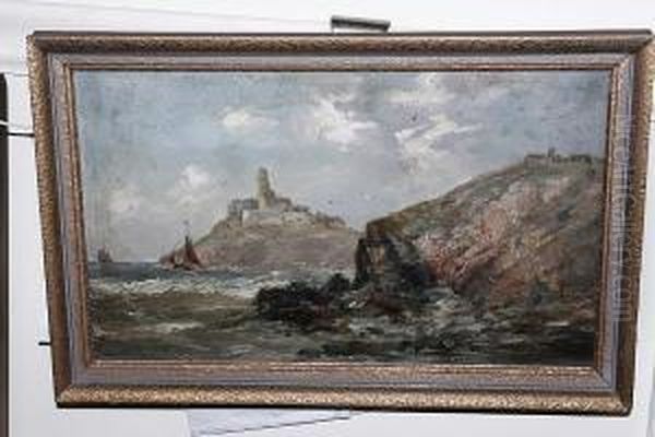 Mumbles On A Blustery Day Oil Painting by Richard Short