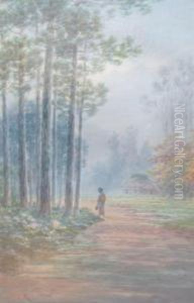 Paysage Anime Oil Painting by Shumin