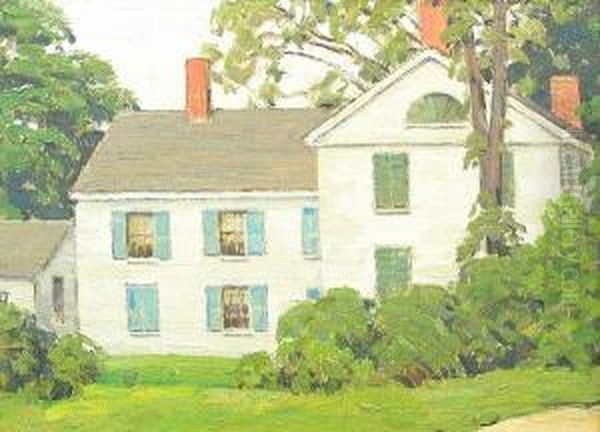 Gilmanton House Oil Painting by Harold M. Sichel