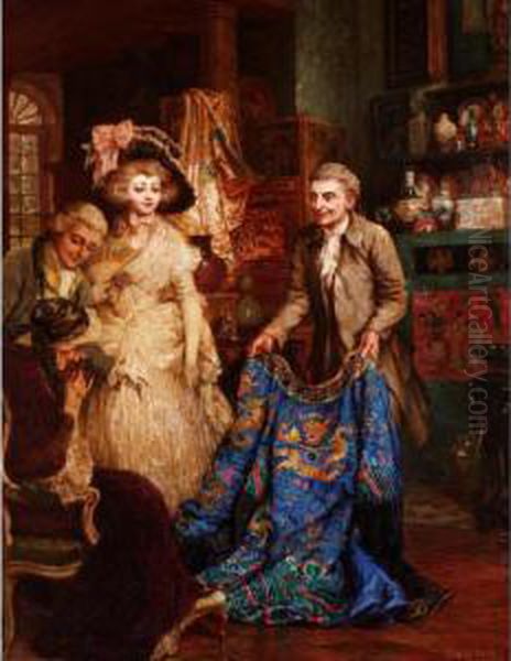 The Mandarin's Coat Oil Painting by Herbert Sidney