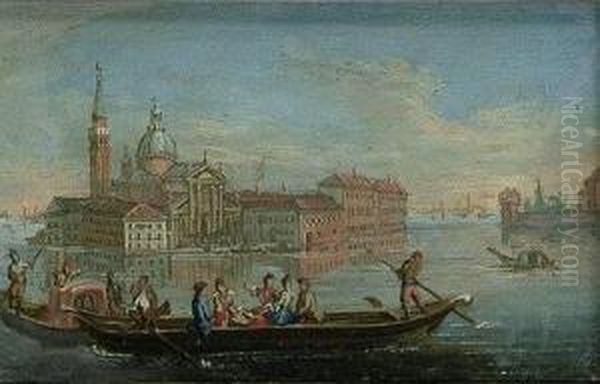 S. Giorgio In Venedig Oil Painting by Ludwig Segen Siegen Von Sechten