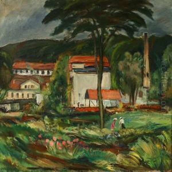 Scenery Oil Painting by Otto Sievert