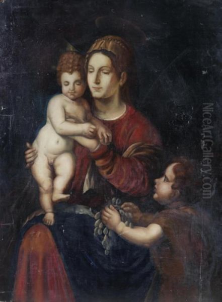 The Madonna And Child Oil Painting by Luca Signorelli