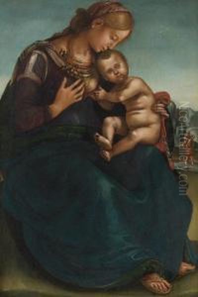 The Madonna And Child Oil Painting by Luca Signorelli