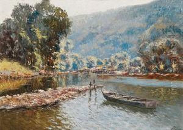 An Der Golsen Oil Painting by Rolf Sigurd