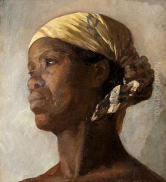 Portrait D'une Mauresque. Oil Painting by Jose Silbert