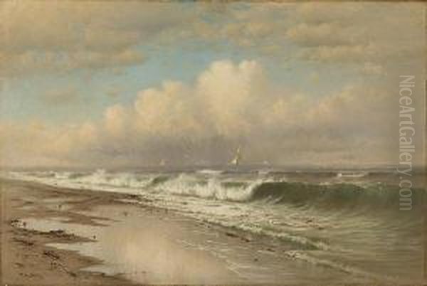 Afternoon, Long Beach Oil Painting by Francis Augustus Silva