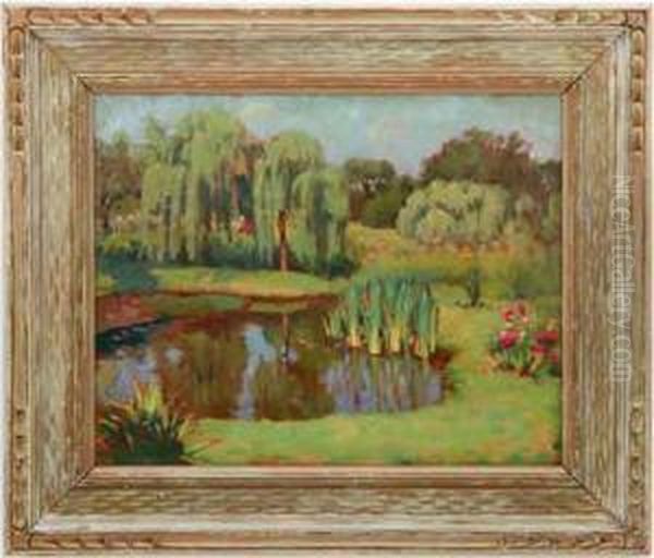 Garden Of Dreams, Charleston Oil Painting by William Posey Silva