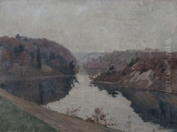 L'arve Oil Painting by Albert Silvestre