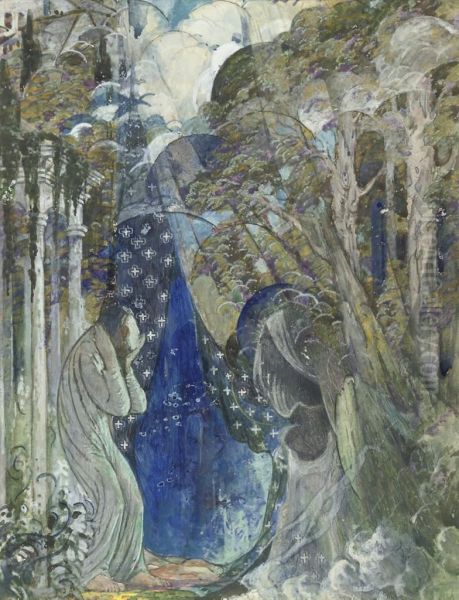 The Scene Shifter Oil Painting by Sidney Herbert Sime