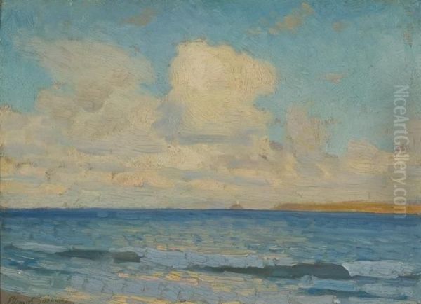 Coast Of Nantucket Oil Painting by Edward Emerson Simmons