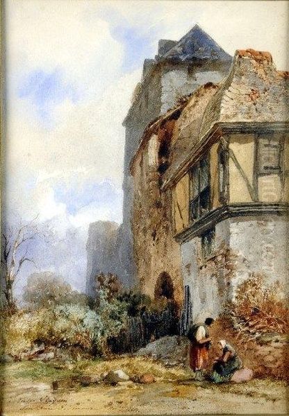 [paysage Anime] Oil Painting by Gustave Adolphe Simonau