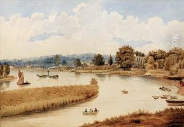 Mississippi River Oil Painting by Anne Simpson