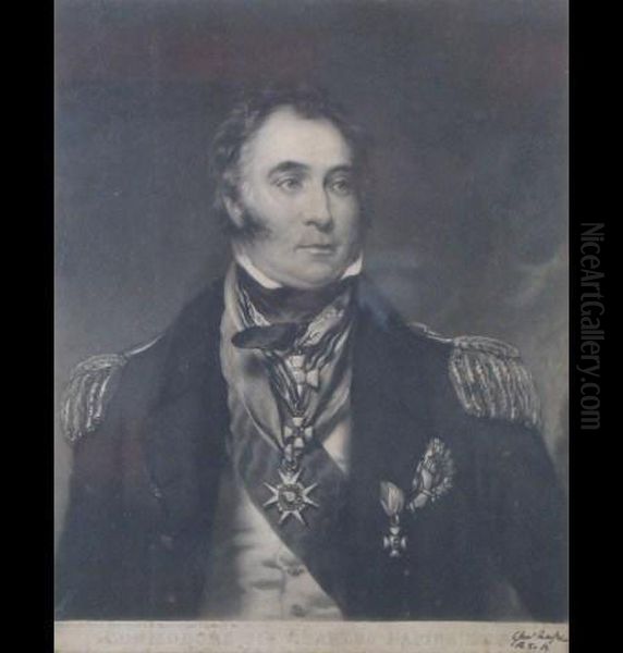 Commodore Sir Charles Napier Kcb Oil Painting by John Simpson