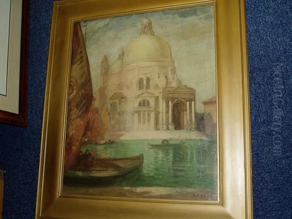 Santa Maria Della Salute, Venice Oil Painting by Alexander Gordon Sinclair