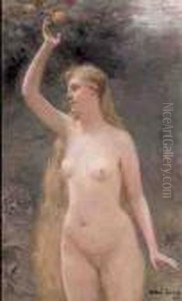 Eve Oil Painting by Andre Sinet