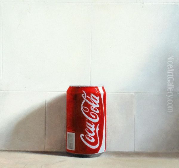 Coca Cola Oil Painting by Franz Singer