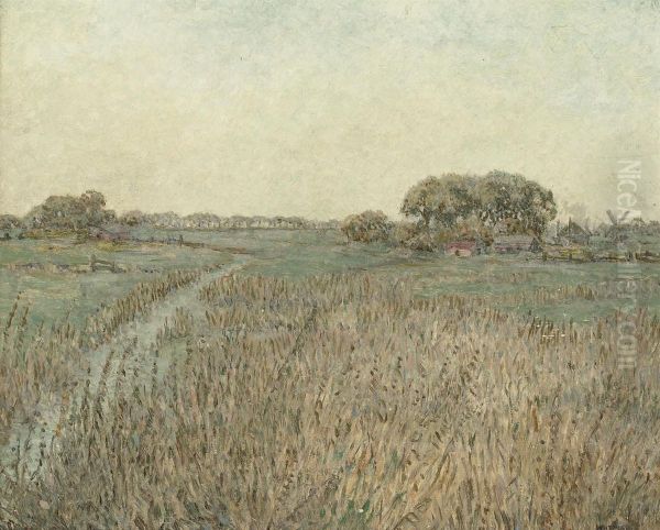 A Wild Meadow Oil Painting by William Henry, Singer Jnr.