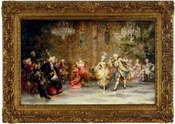 The Minuet Oil Painting by Jean Paul Sinibaldi