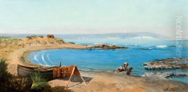 Vue D'alger Prise Du Fort De L'eau Oil Painting by Joseph Sintes