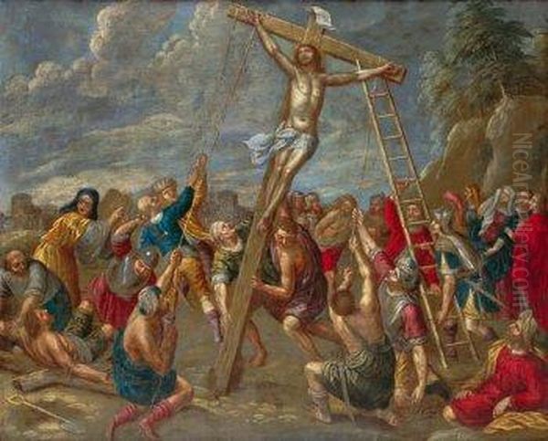 La Crucifixion Oil Painting by Peeter Sion