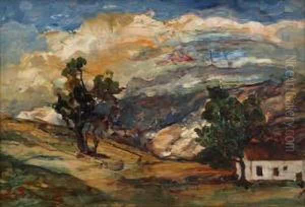 Paesaggio Oil Painting by Giovanni Sirombo