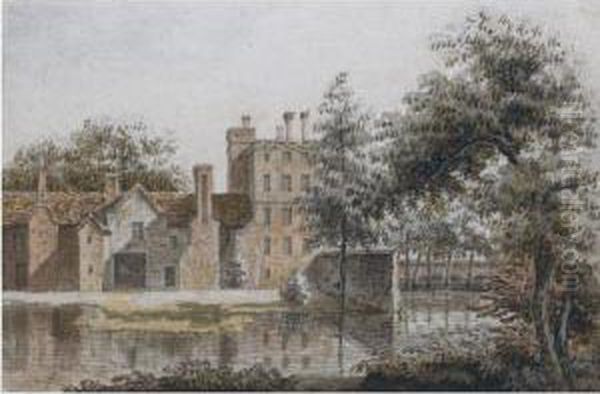 The Archbishop's Palace, Croydon Oil Painting by Jonathan Skelton