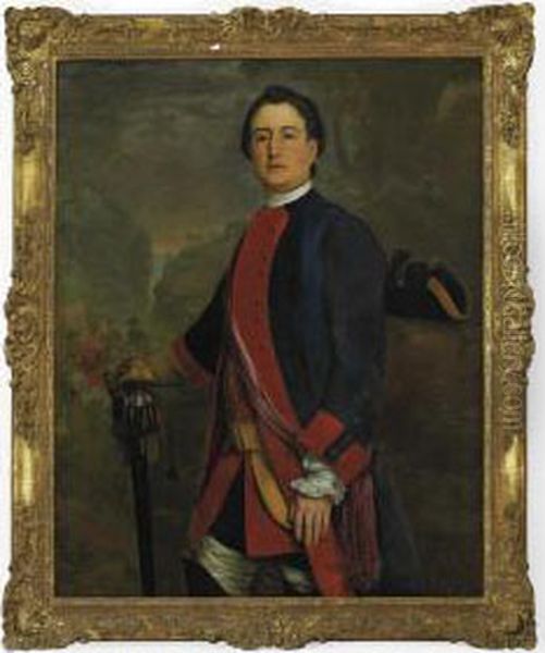 Portrait Of Captain John Long Bateman Oil Painting by Stephen Slaughter