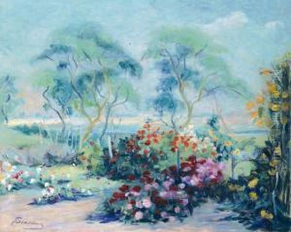 Ein Bluhender Garten Oil Painting by Maria Slavona