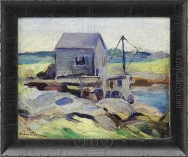 Grayfishing Shack Oil Painting by John French Sloan