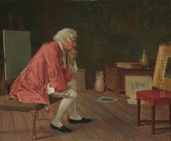 The Connoisseur Oil Painting by George Sloane