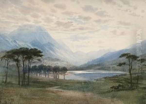 Glen Dochart, Perthshire Oil Painting by Alfred Slocombe