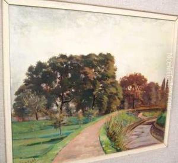 Le Parc Oil Painting by Marcel, Marceli Slodki