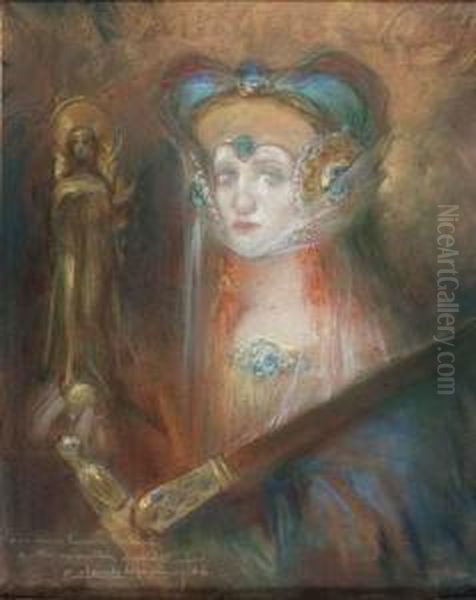 Princesse Jeanne Oil Painting by Marcel, Marceli Slodki