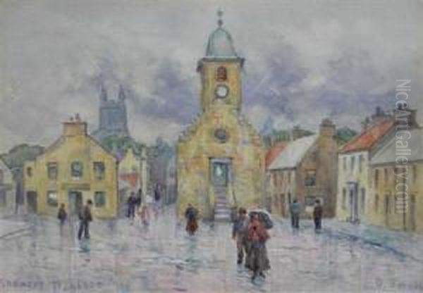 Showery Weather Oil Painting by David Small