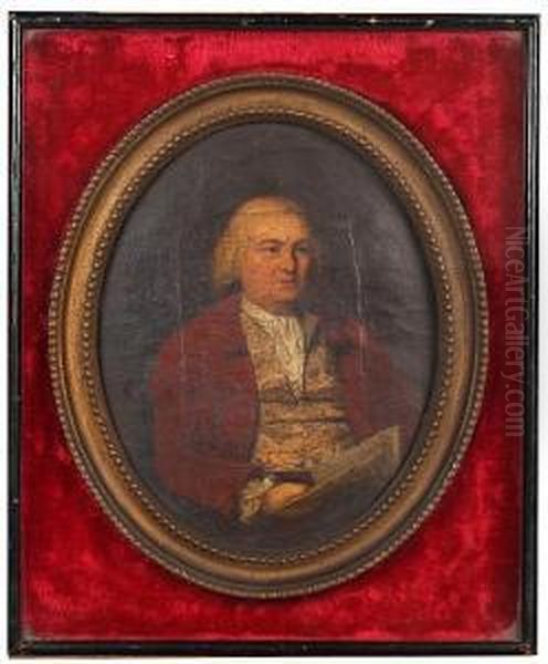 Portrait Of John Smartt (1723-1786) Oil Painting by Abraham Samuel Smalt