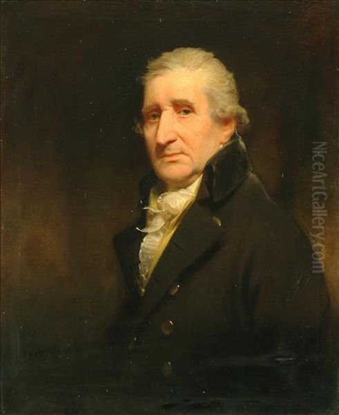 Portrait Of A Gentlemanbelieved Oil Painting by John I Smart