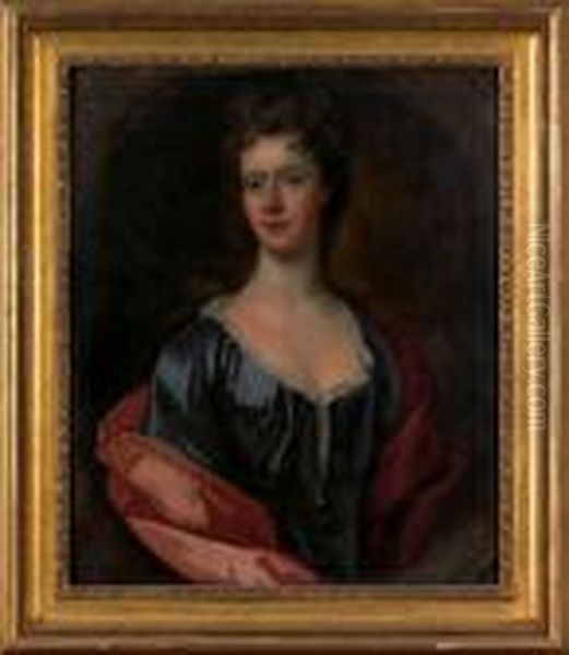 Portrait Of A Lady Oil Painting by John Smibert