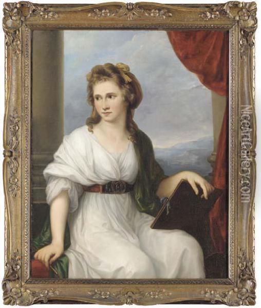 Self-portrait Oil Painting - Angelica Kauffmann