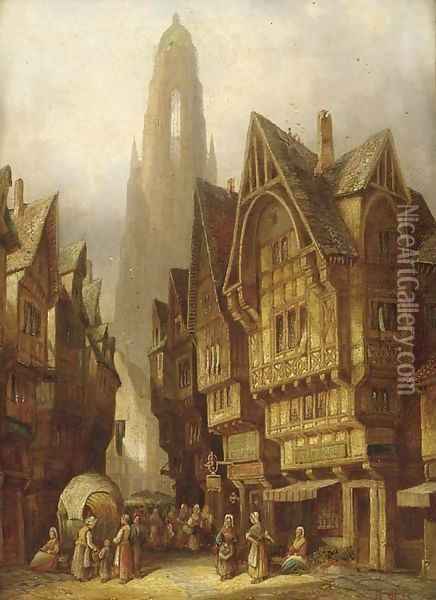 Frankfurt, Germany Oil Painting - Gertrud Schafer