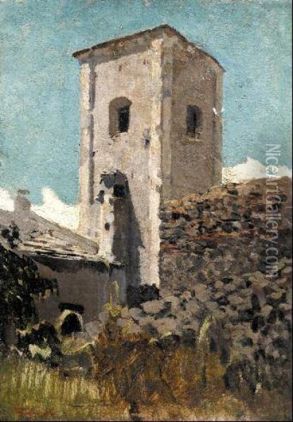 Torre A Rio Maggiore Oil Painting - Telemaco Signorini