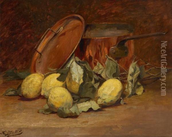 La Confiture De Coing Oil Painting - Hubert Bellis