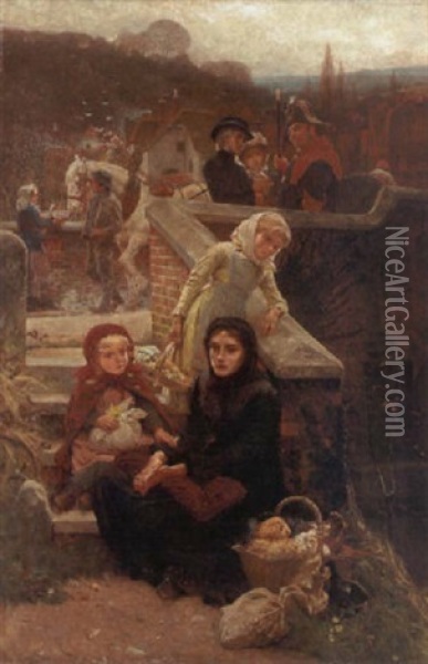 Burdens Oil Painting - Charles Gregory the Younger