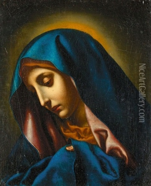 Madonna Del Dito Oil Painting - Carlo Dolci