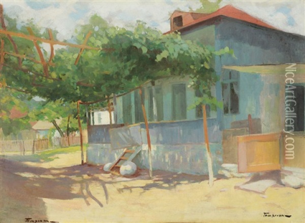 Summer Afternoon Oil Painting - Nicholas Tempeanu