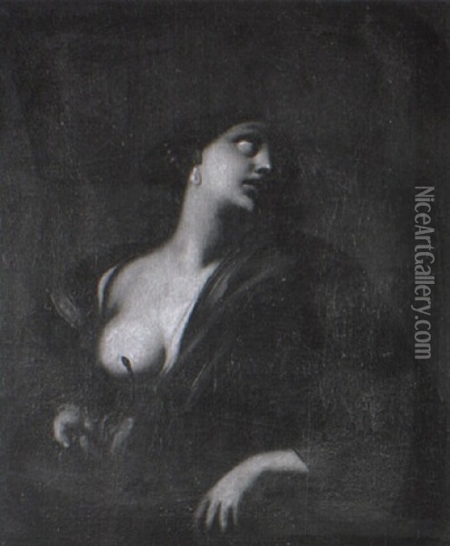 The Death Of Cleopatra Oil Painting - Francesco del Cairo
