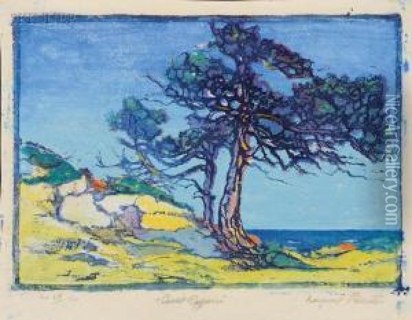 Coast Cypress Oil Painting - Margaret Jordan Patterson